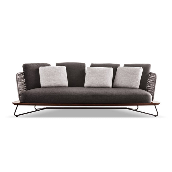 Outdoor sofa,rattan sofa,solid wood outdoor furniture 678