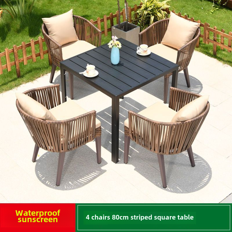 outdoor tables and chairs, outdoor rattan chair 658