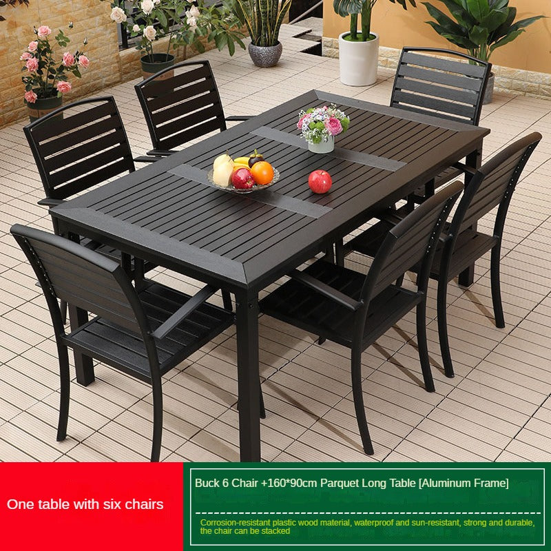 courtyard outdoor furniture, outdoor table and chair 671