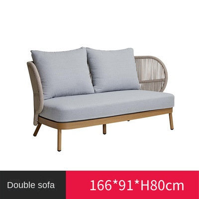 Outdoor, balcony rattan sofa,rattan chair furniture 702