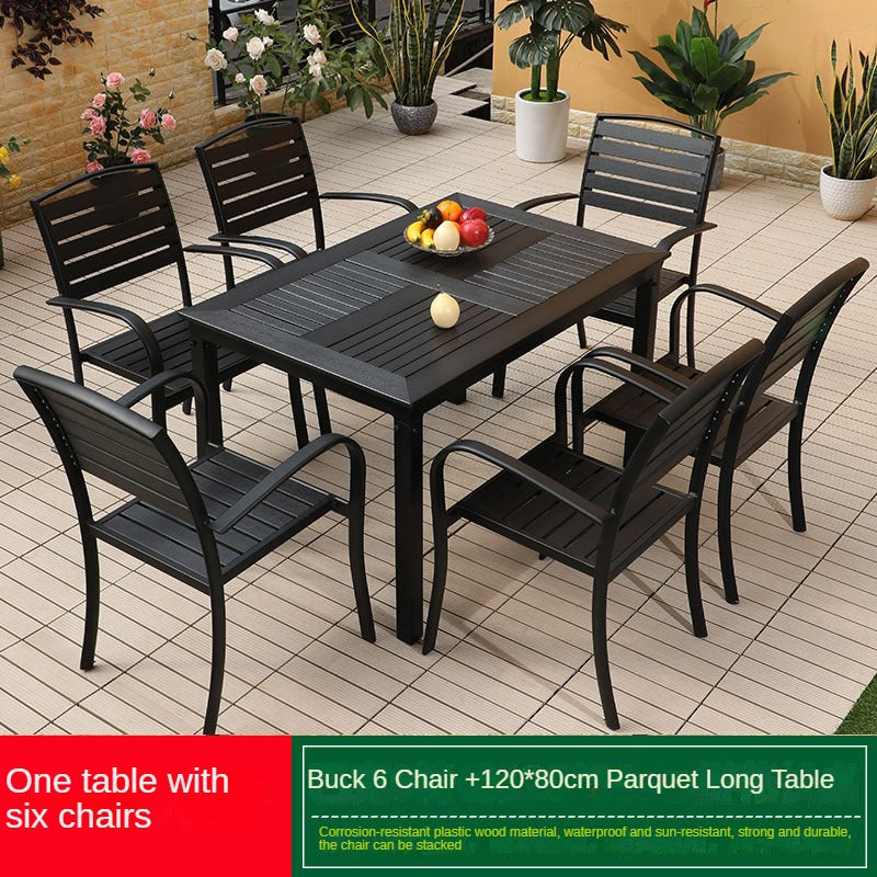 courtyard outdoor furniture, outdoor table and chair 671