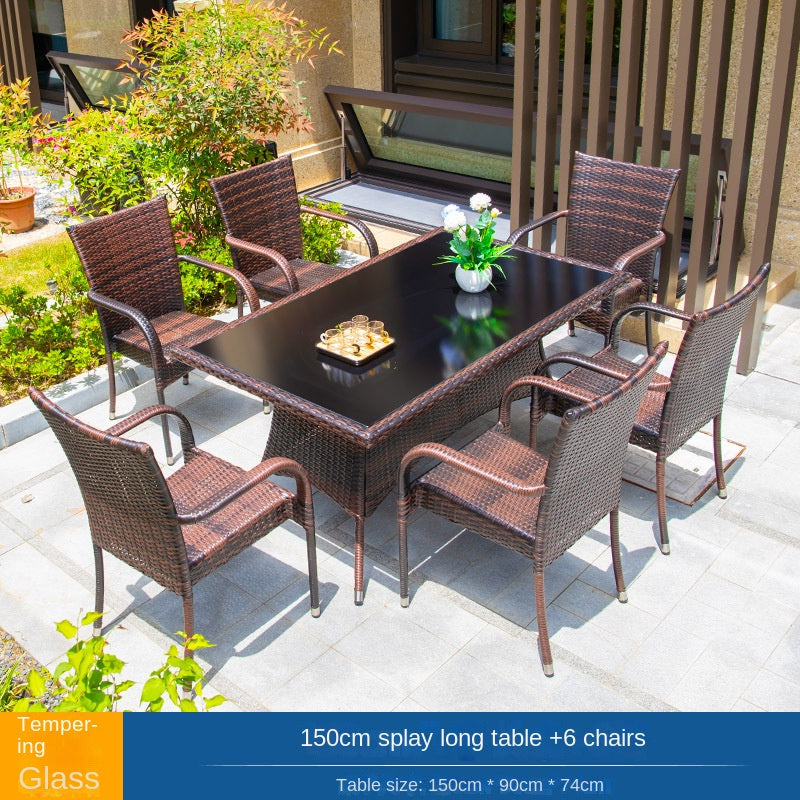 Outdoor tables and chairs, outdoor furniture 689