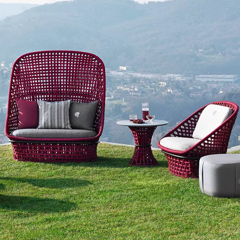 Outdoor rattan sofa, rattan chair, outdoor furniture 723