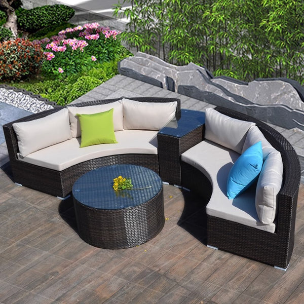 Outdoor furniture, rattan sofa,circular sofa 674