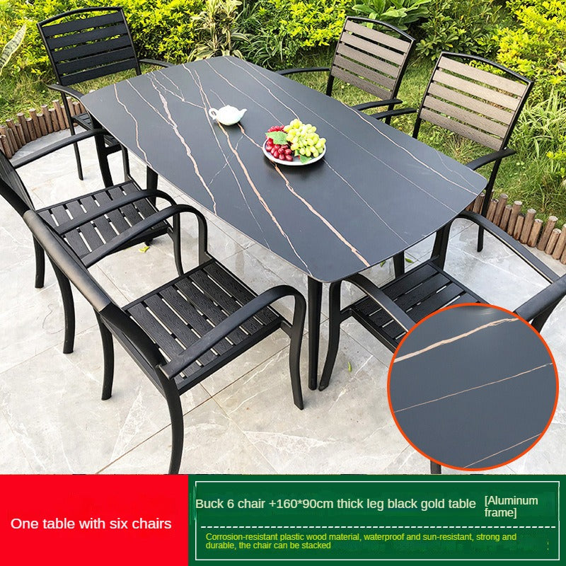 courtyard outdoor furniture, outdoor table and chair 671