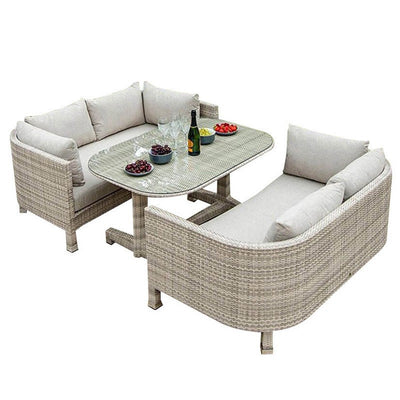 Outdoor rattan tables and chairs, courtyard rattan chairs 732