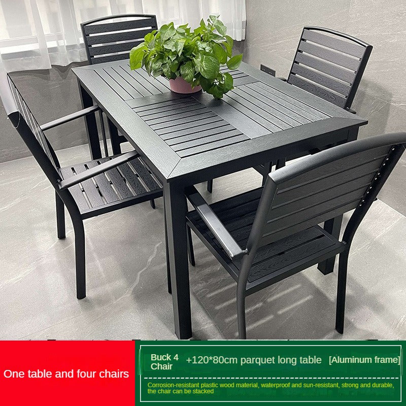 courtyard outdoor furniture, outdoor table and chair 671