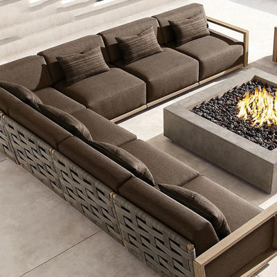 Outdoor sofa, rattan sofa, outdoor furniture 696