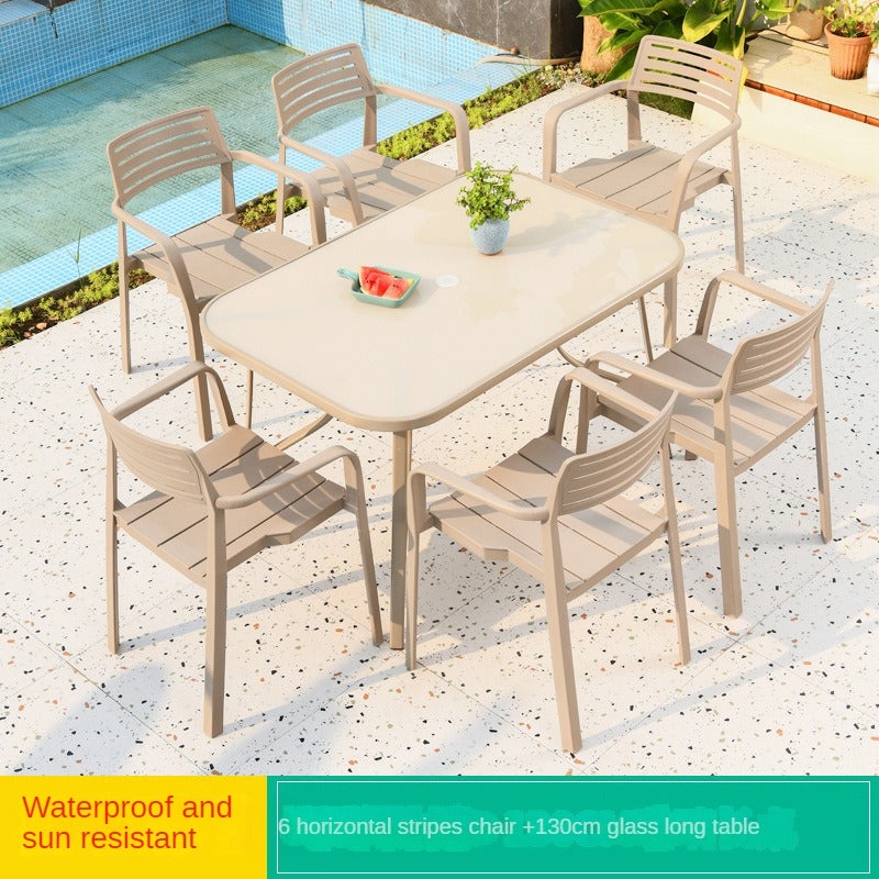 leisure outdoor furniture, outdoor table and chair set 698