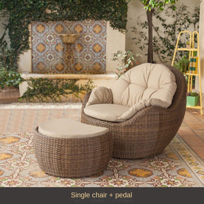 outdoor rattan chair set, outdoor furniture 636