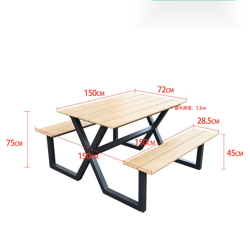 Outdoor table and chair,long table and chair 714