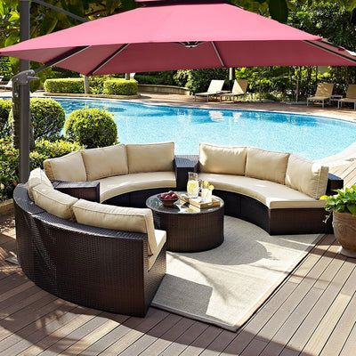 Outdoor furniture, rattan sofa,circular sofa 674