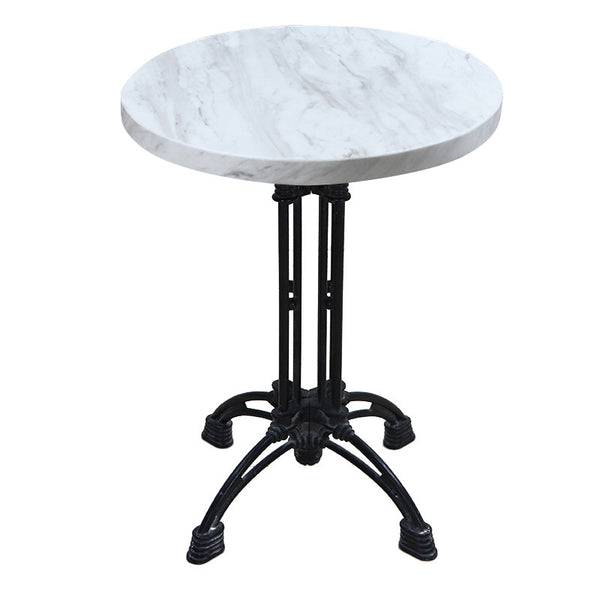 Marble dining table, rattan table and chair 693