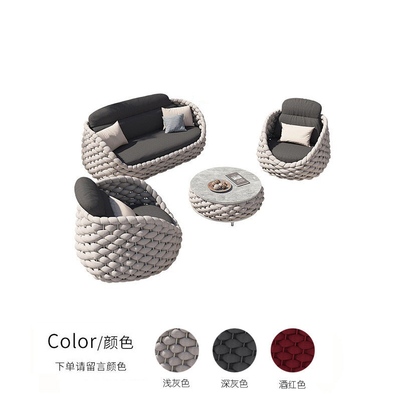 Outdoor rattan sofa,  outdoor furniture 647