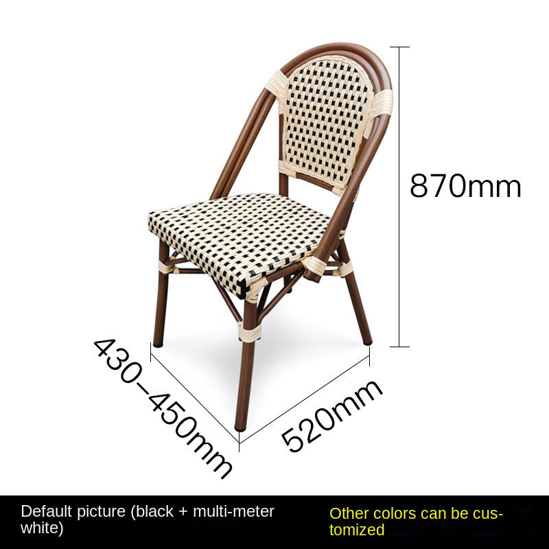 Outdoor rattan chair, outdoor furniture 691