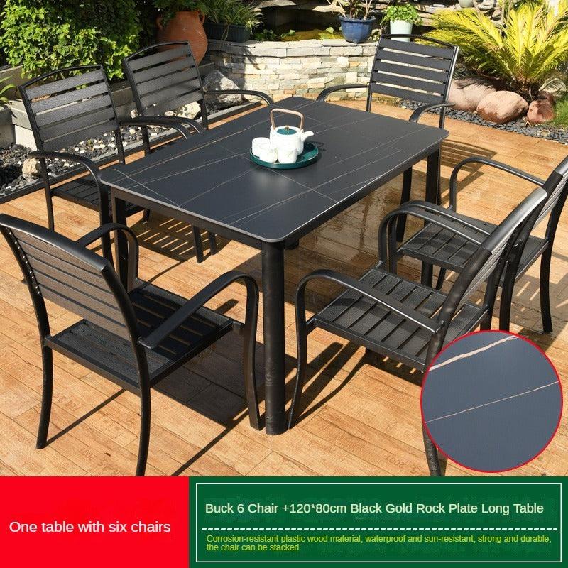 courtyard outdoor furniture, outdoor table and chair 671