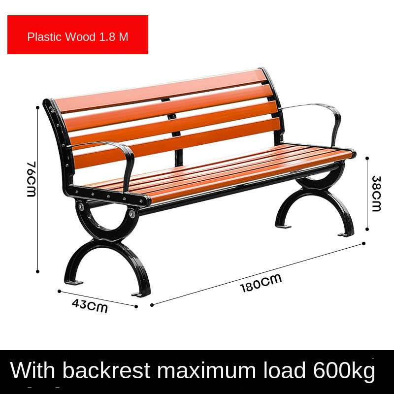 Park chairs, outdoor benches,  solid wood benches 695