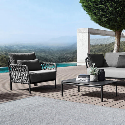 outdoor sofa,courtyard rattan woven sofa 727