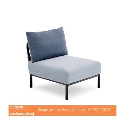 outdoor sofa,courtyard rattan woven sofa 727