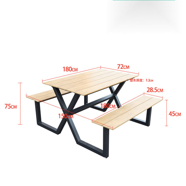 Outdoor table and chair,long table and chair 714