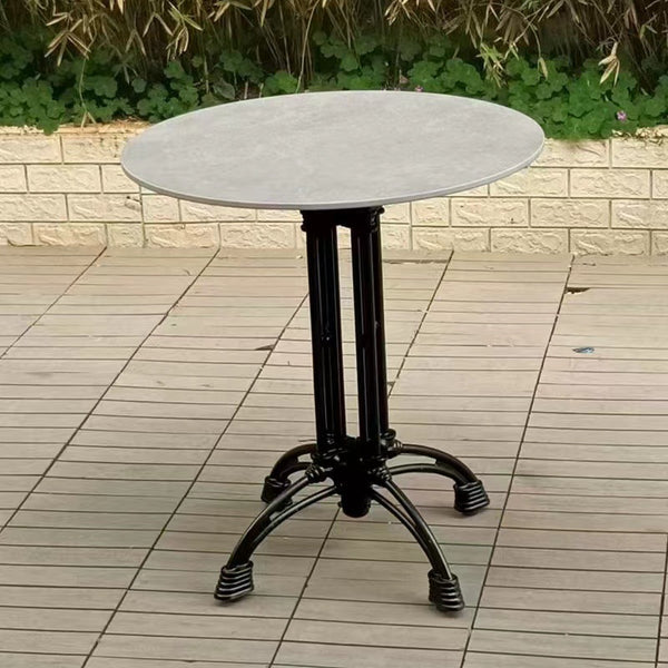 Marble dining table, rattan table and chair 693