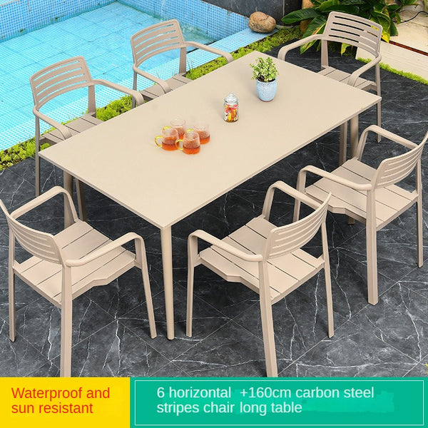 leisure outdoor furniture, outdoor table and chair set 698